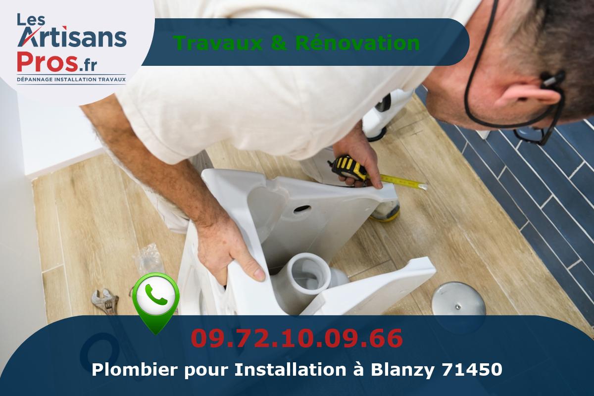 Installation de Plomberie Blanzy