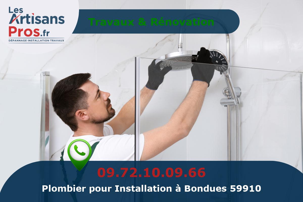 Installation de Plomberie Bondues