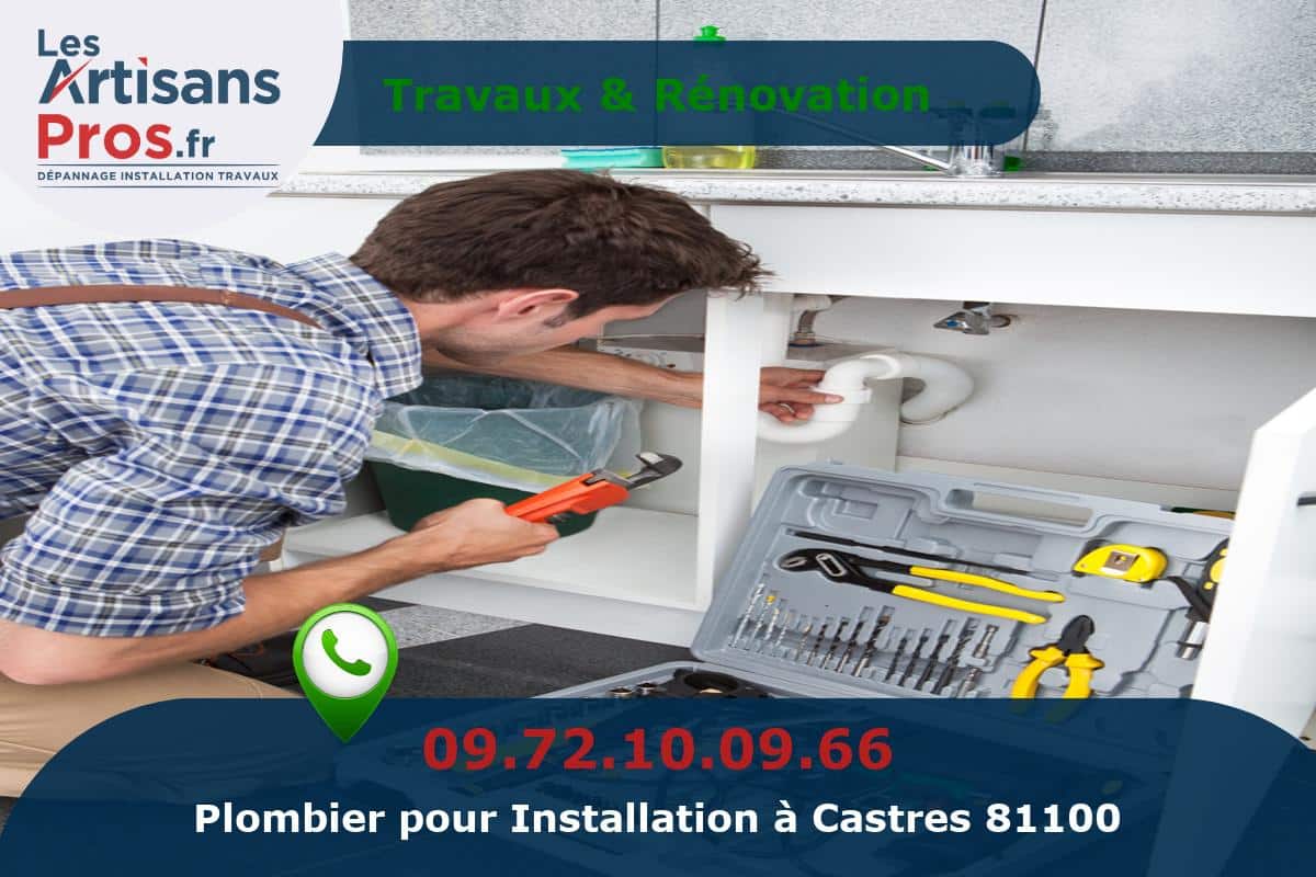 Installation de Plomberie Castres