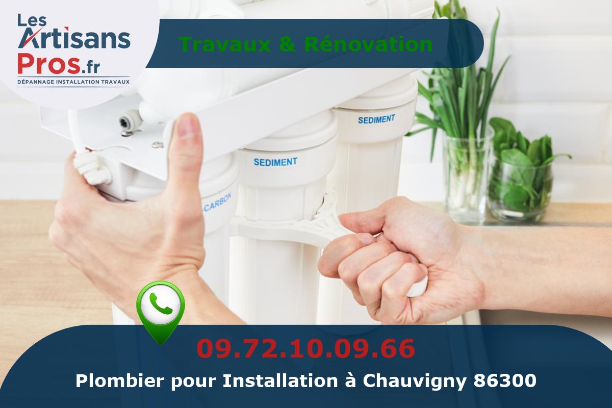 Installation de Plomberie Chauvigny