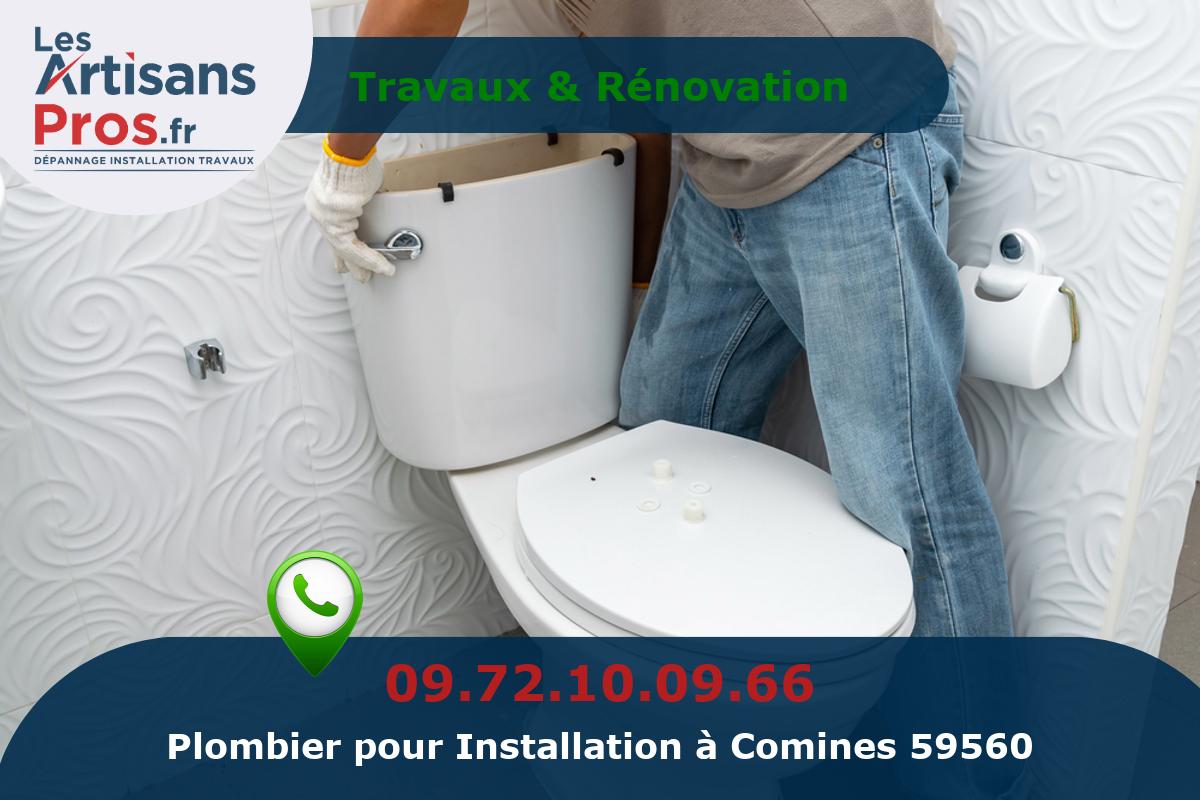 Installation de Plomberie Comines