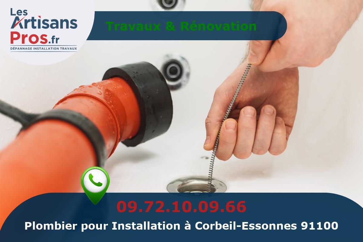 Installation de Plomberie Corbeil-Essonnes