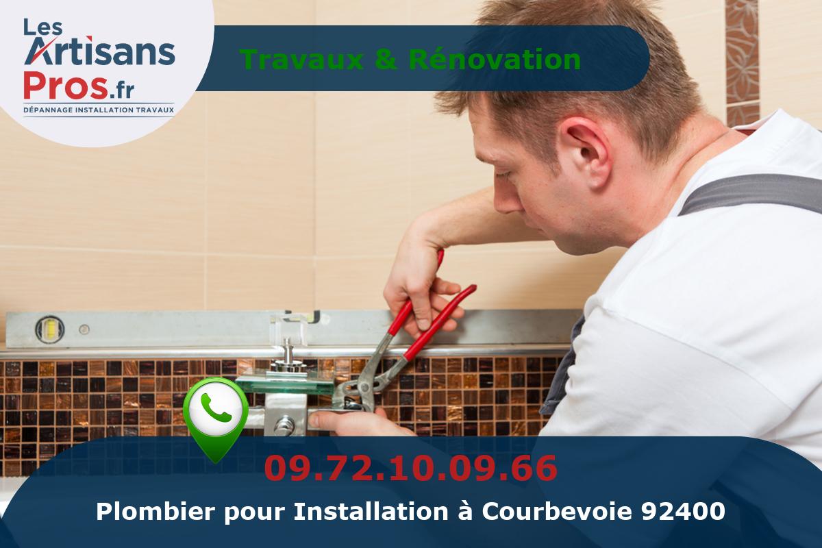 Installation de Plomberie Courbevoie