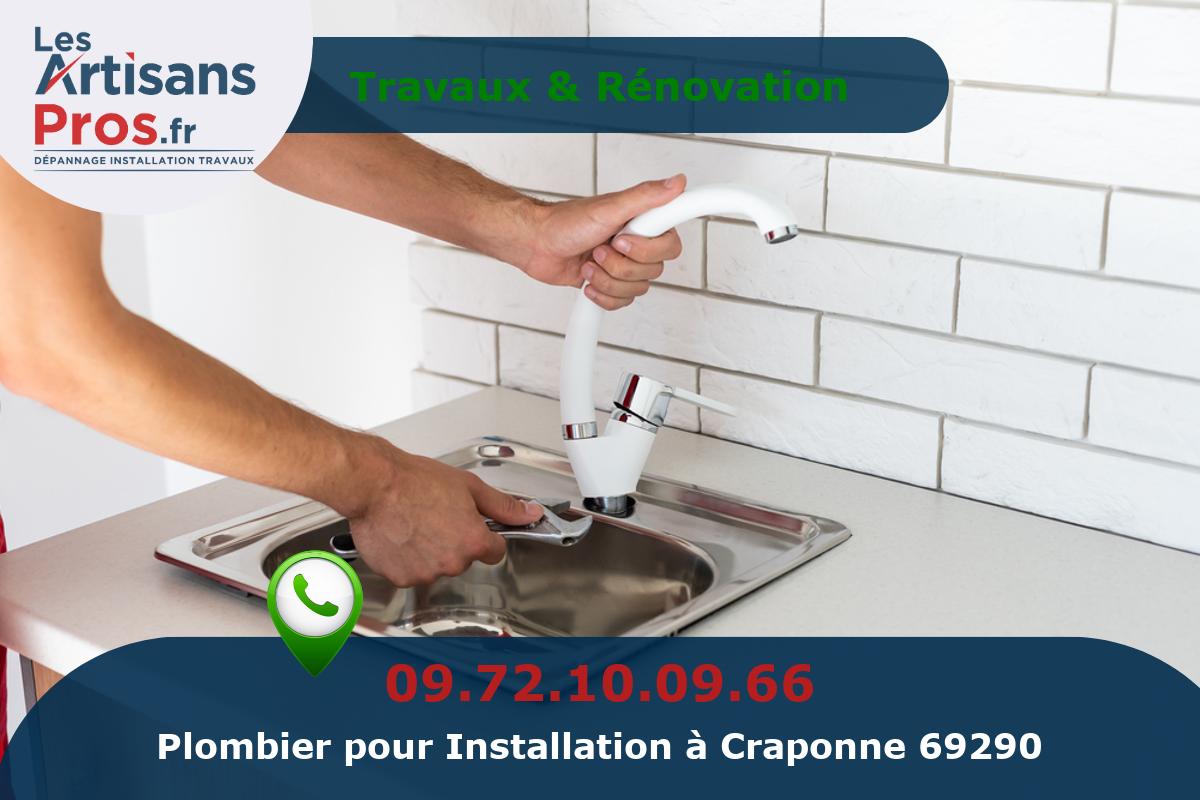 Installation de Plomberie Craponne