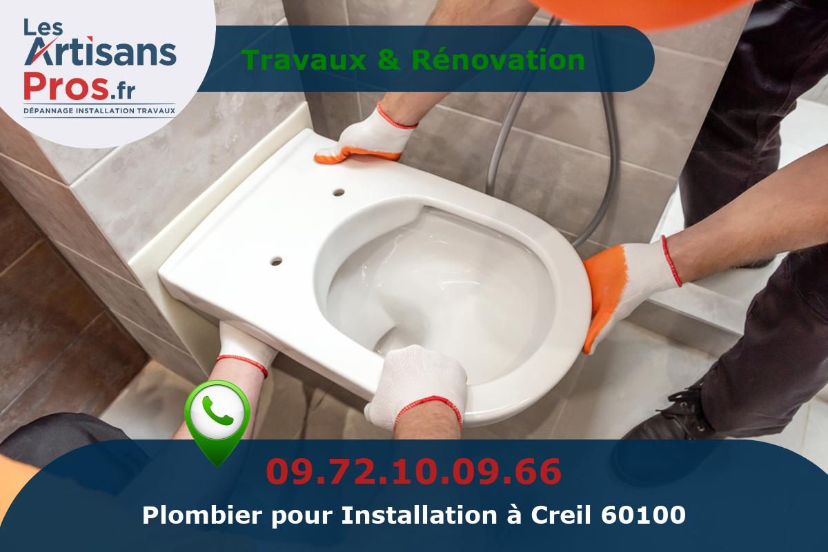 Installation de Plomberie Creil