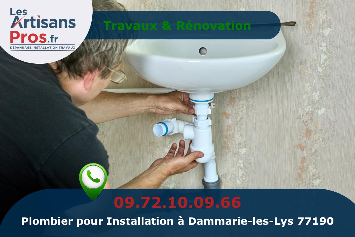 Installation de Plomberie Dammarie-les-Lys