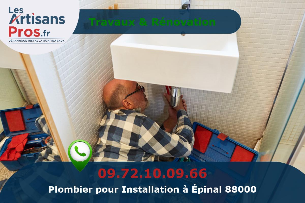 Installation de Plomberie Épinal