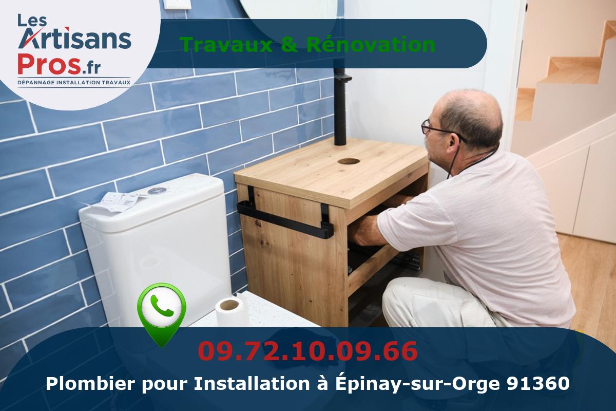 Installation de Plomberie Épinay-sur-Orge