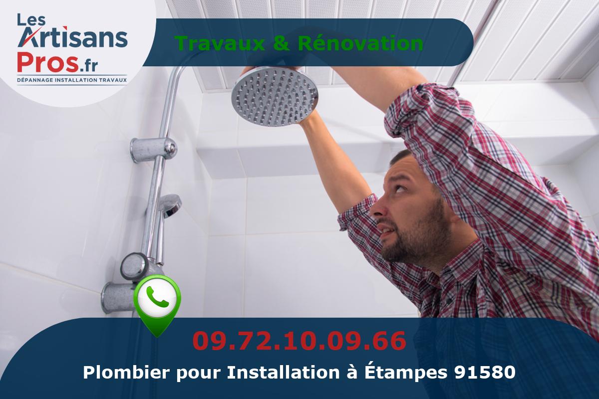 Installation de Plomberie Étampes