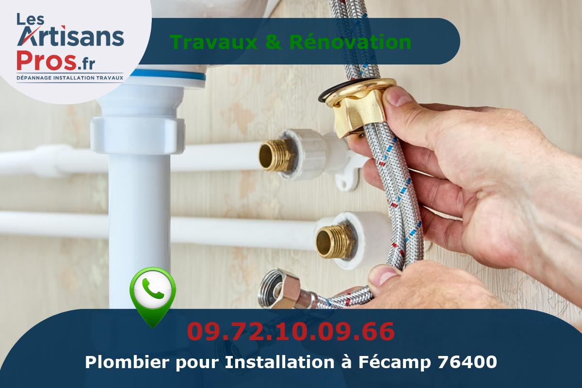 Installation de Plomberie Fécamp