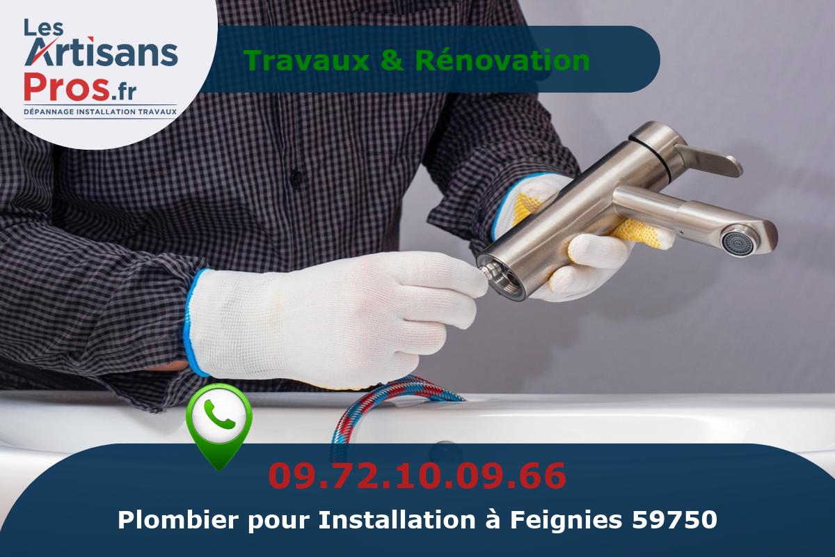 Installation de Plomberie Feignies