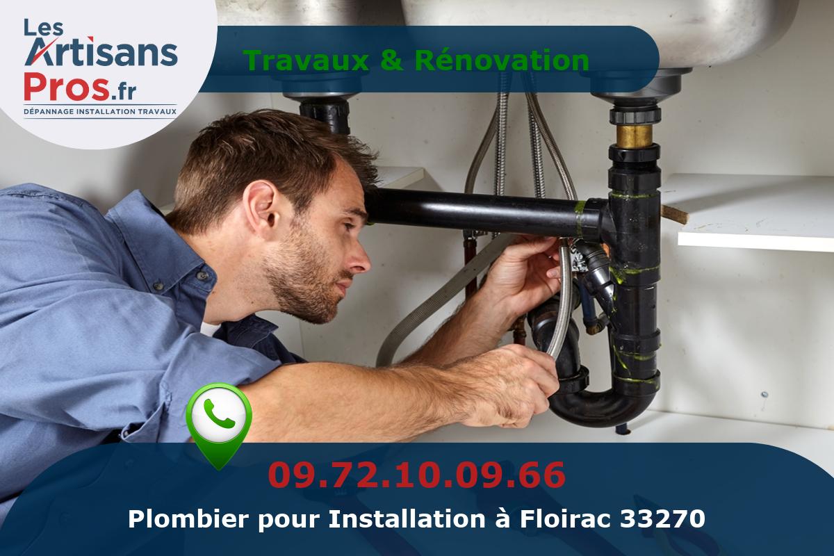 Installation de Plomberie Floirac