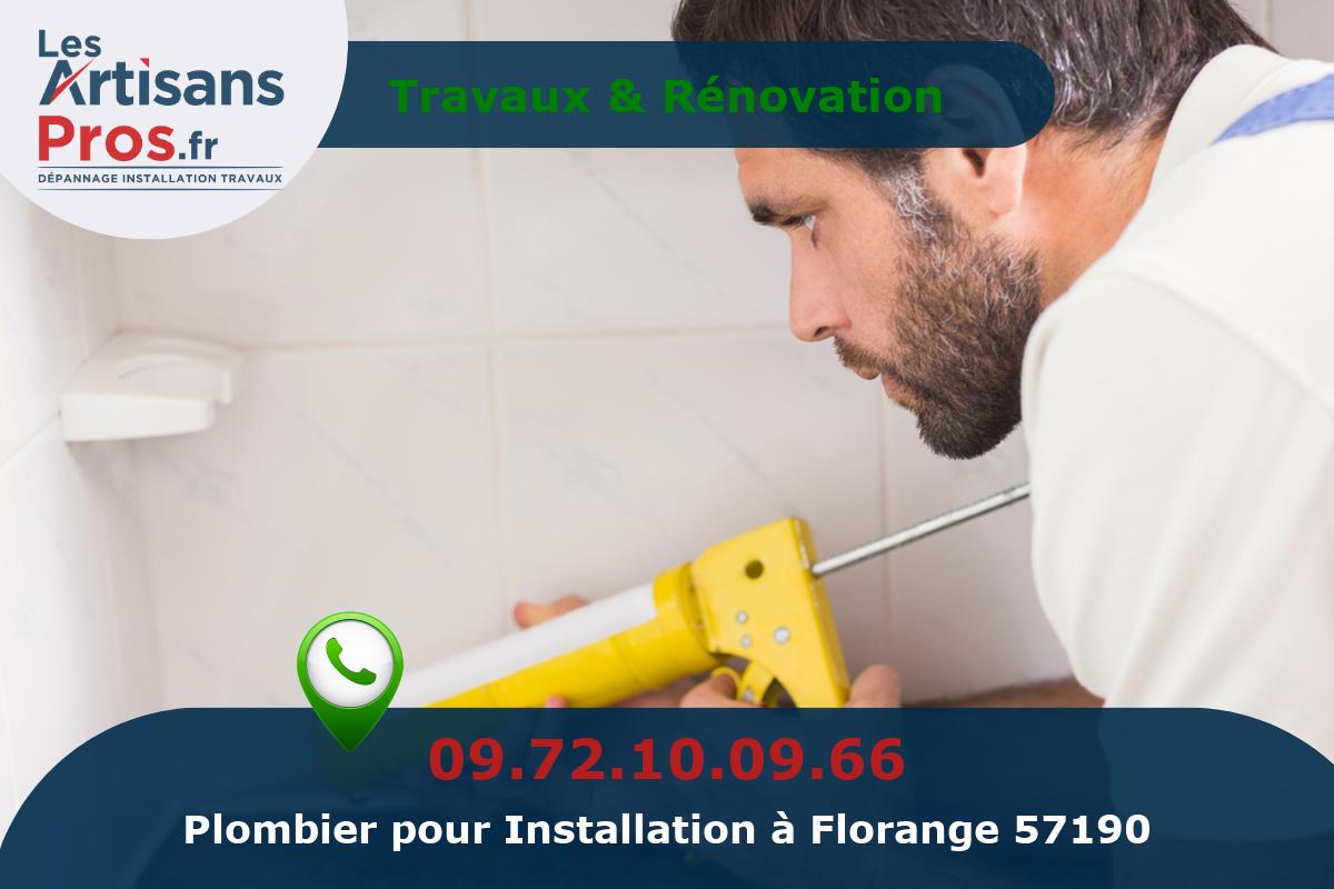 Installation de Plomberie Florange