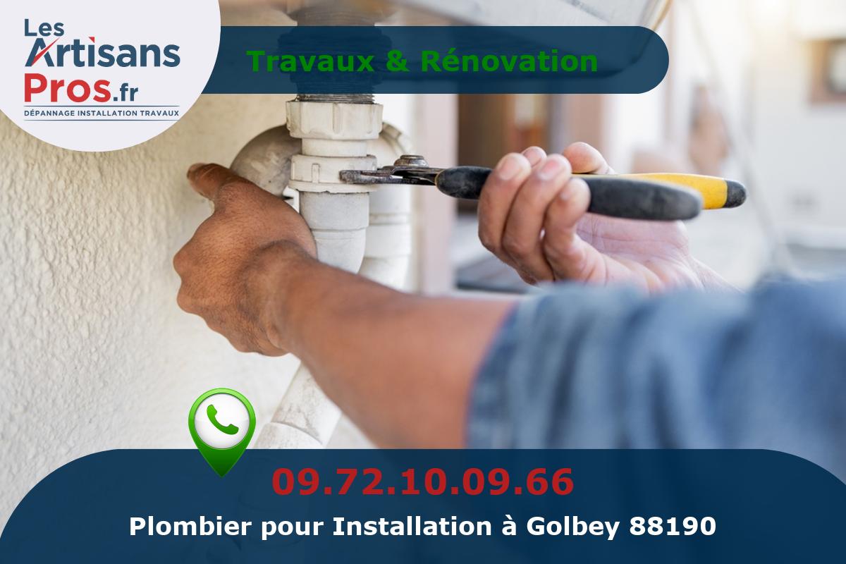 Installation de Plomberie Golbey