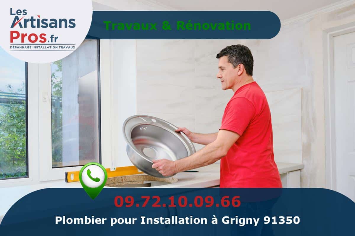 Installation de Plomberie Grigny