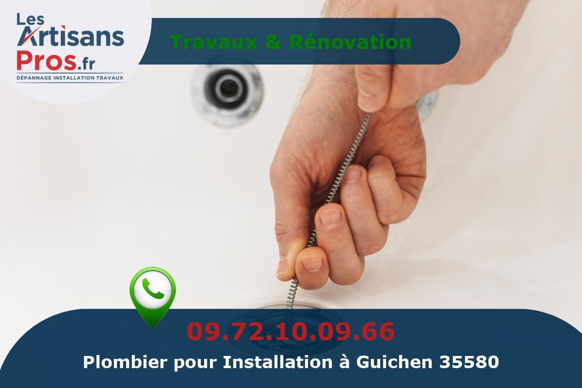 Installation de Plomberie Guichen