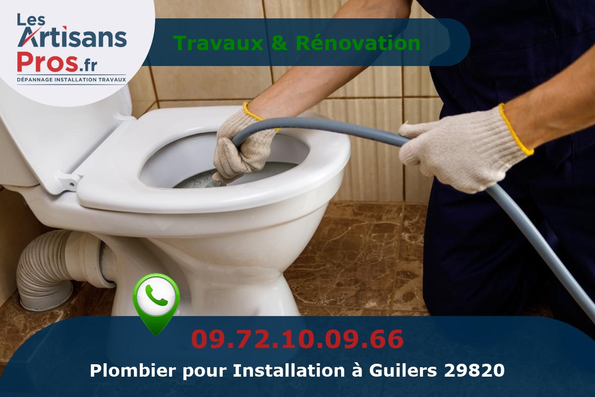 Installation de Plomberie Guilers