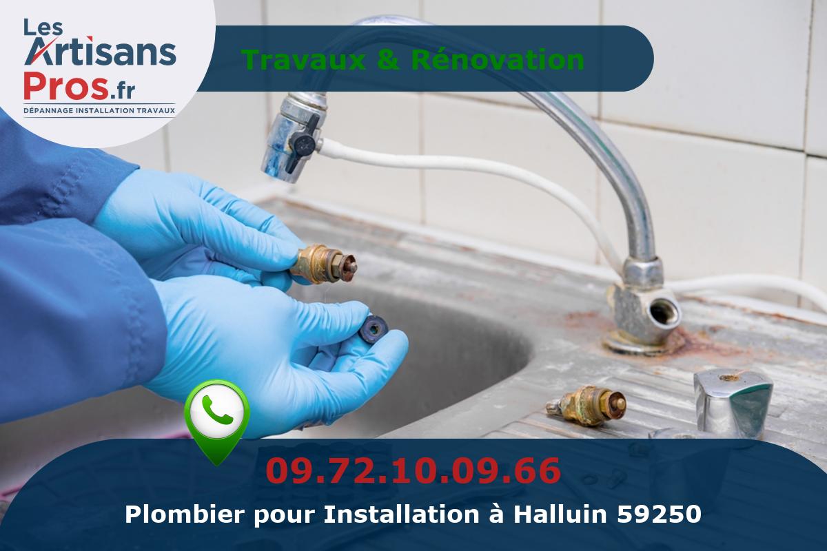 Installation de Plomberie Halluin