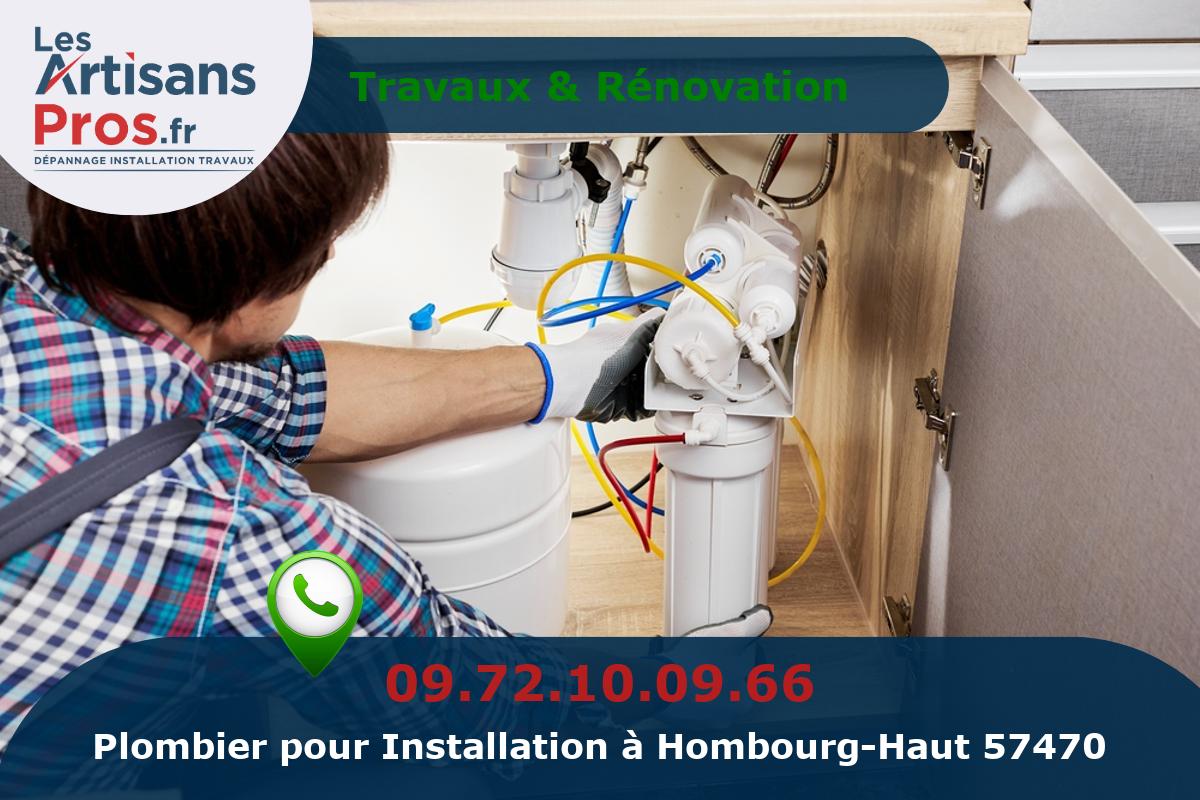 Installation de Plomberie Hombourg-Haut