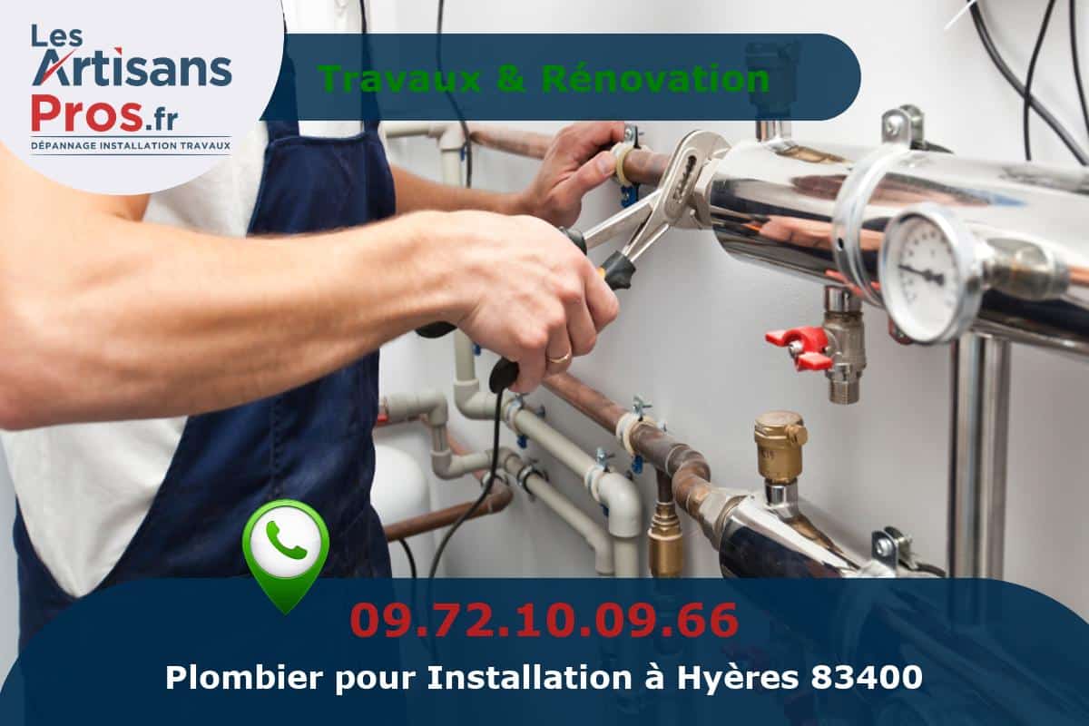 Installation de Plomberie Hyères