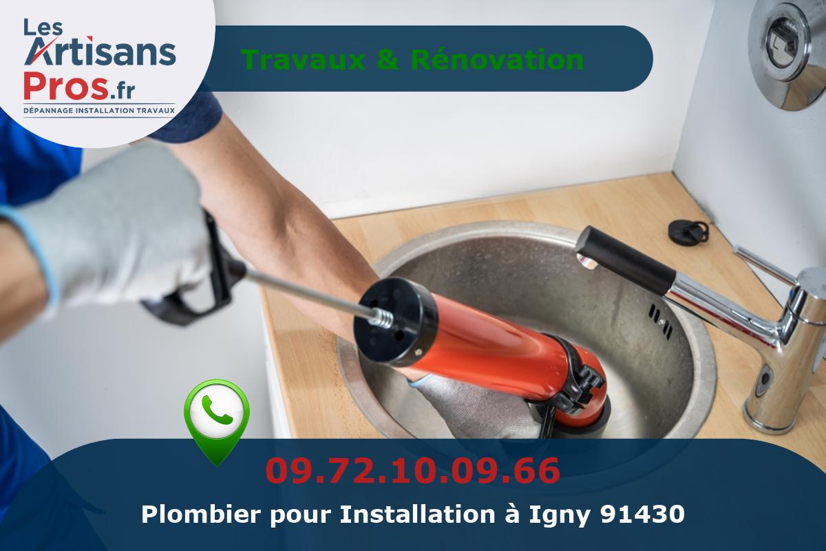 Installation de Plomberie Igny