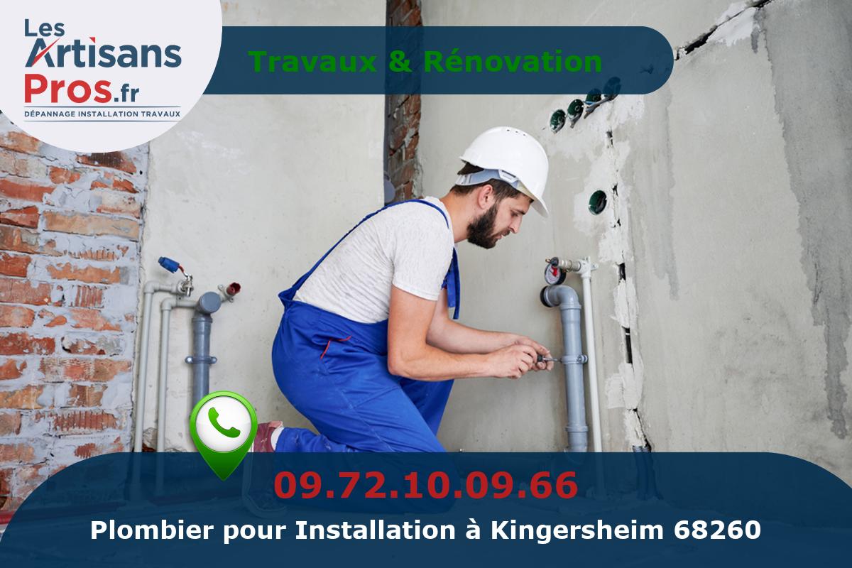 Installation de Plomberie Kingersheim