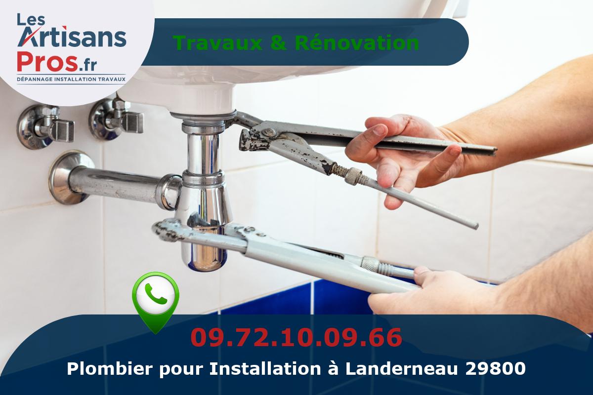 Installation de Plomberie Landerneau