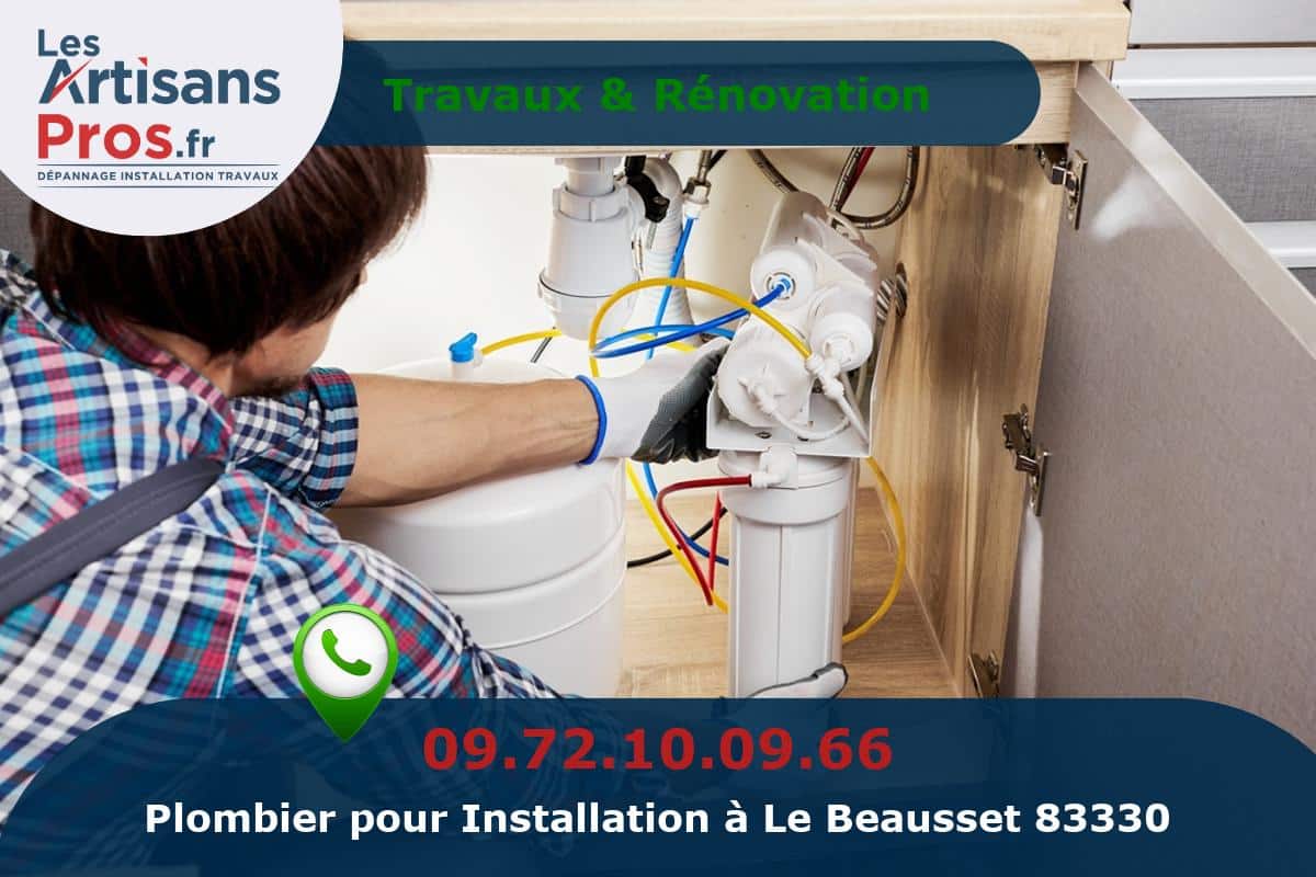 Installation de Plomberie Le Beausset