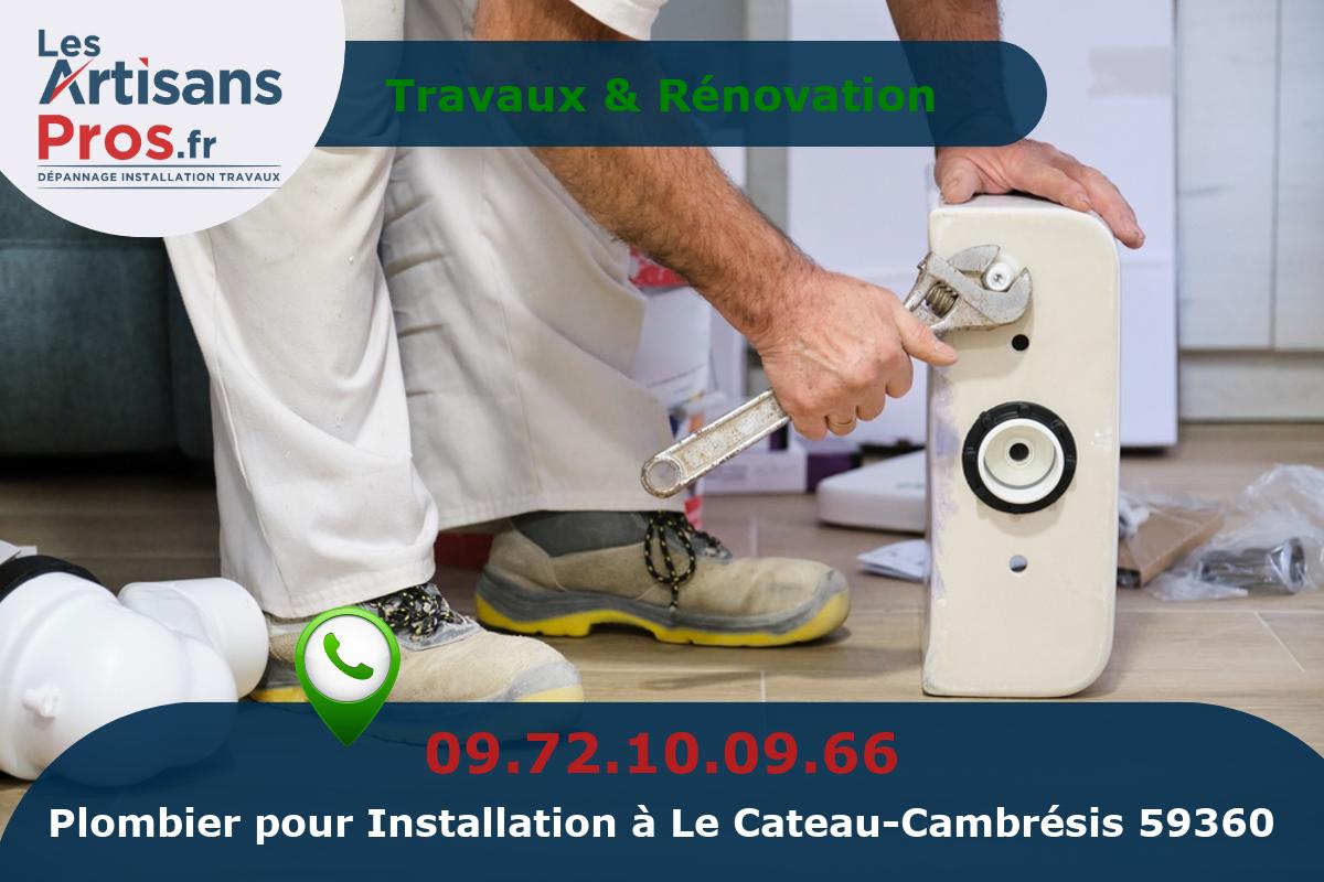 Installation de Plomberie Le Cateau-Cambrésis