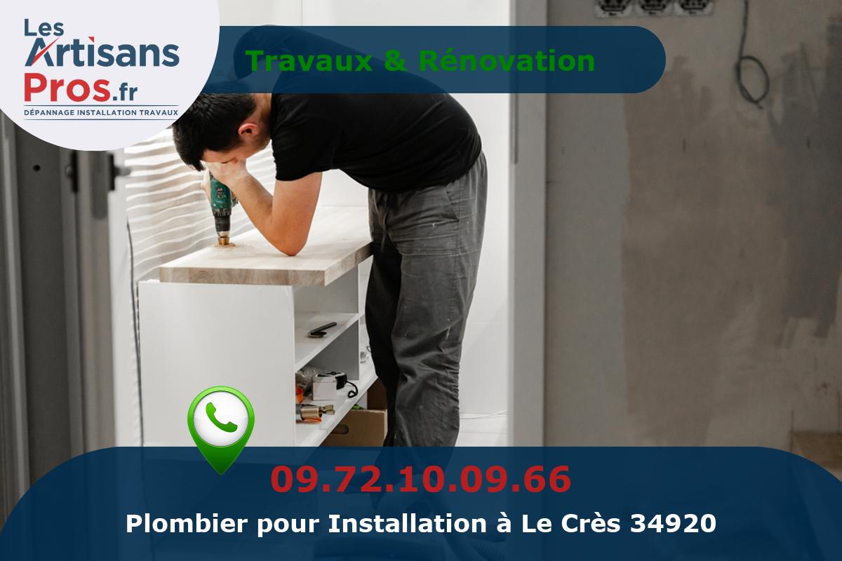 Installation de Plomberie Le Crès