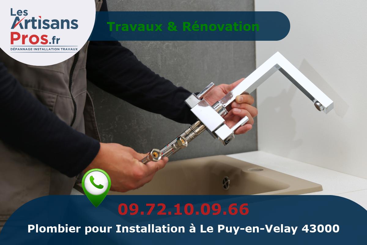 Installation de Plomberie Le Puy-en-Velay