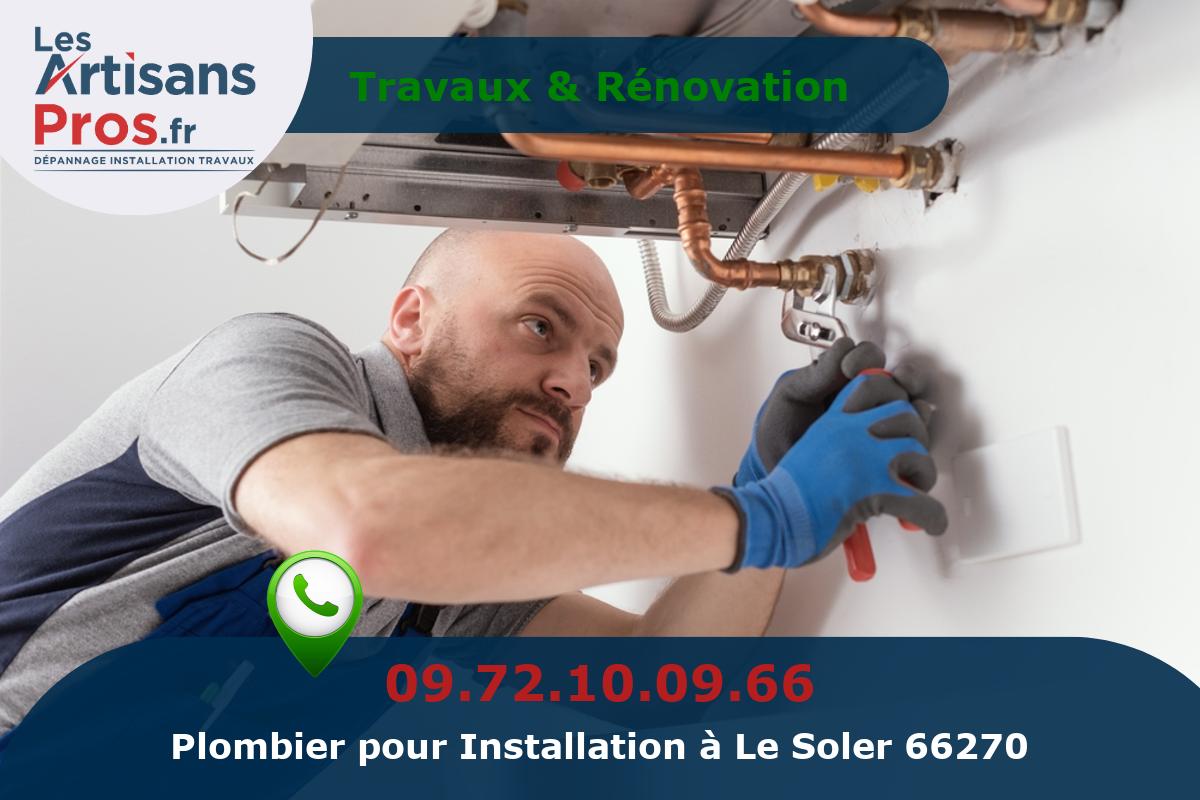 Installation de Plomberie Le Soler