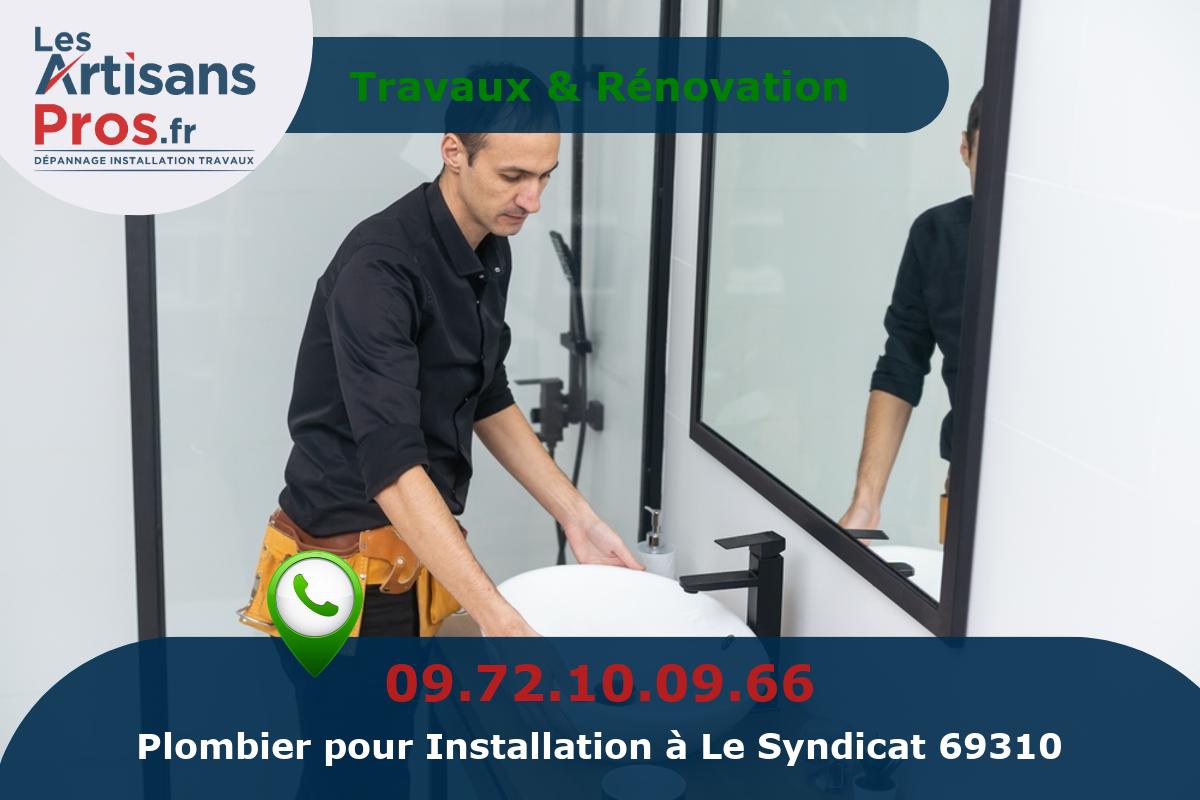 Installation de Plomberie Le Syndicat