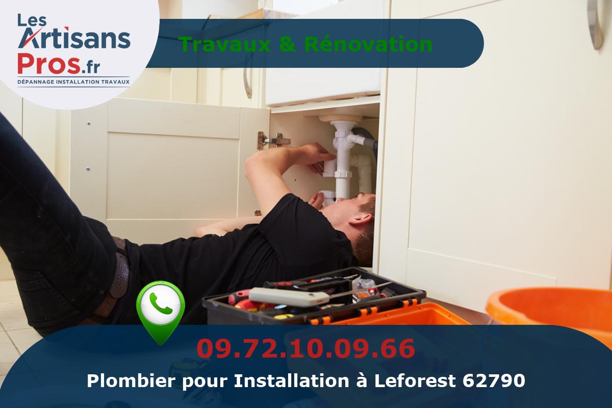 Installation de Plomberie Leforest