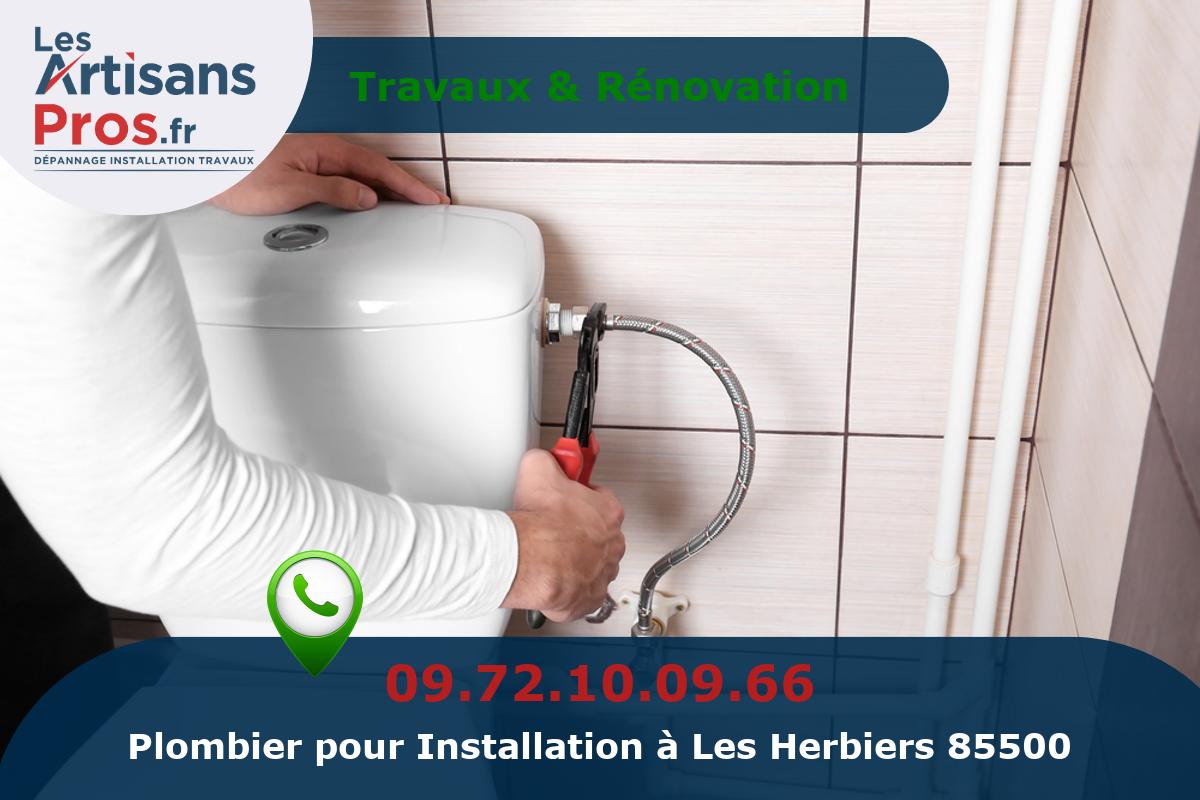 Installation de Plomberie Les Herbiers