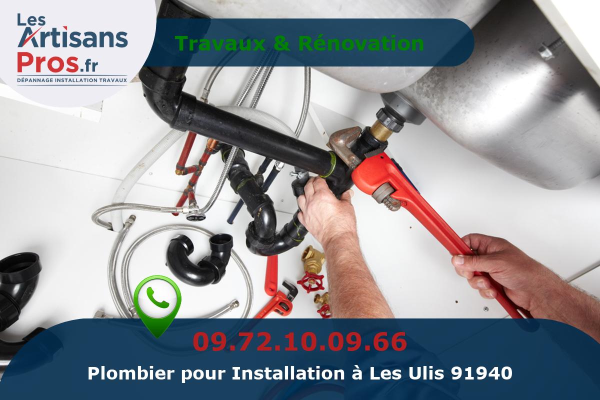 Installation de Plomberie Les Ulis