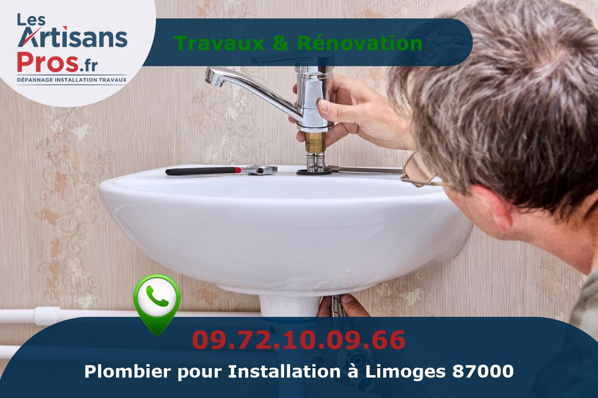 Installation de Plomberie Limoges