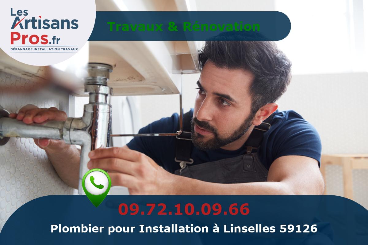 Installation de Plomberie Linselles