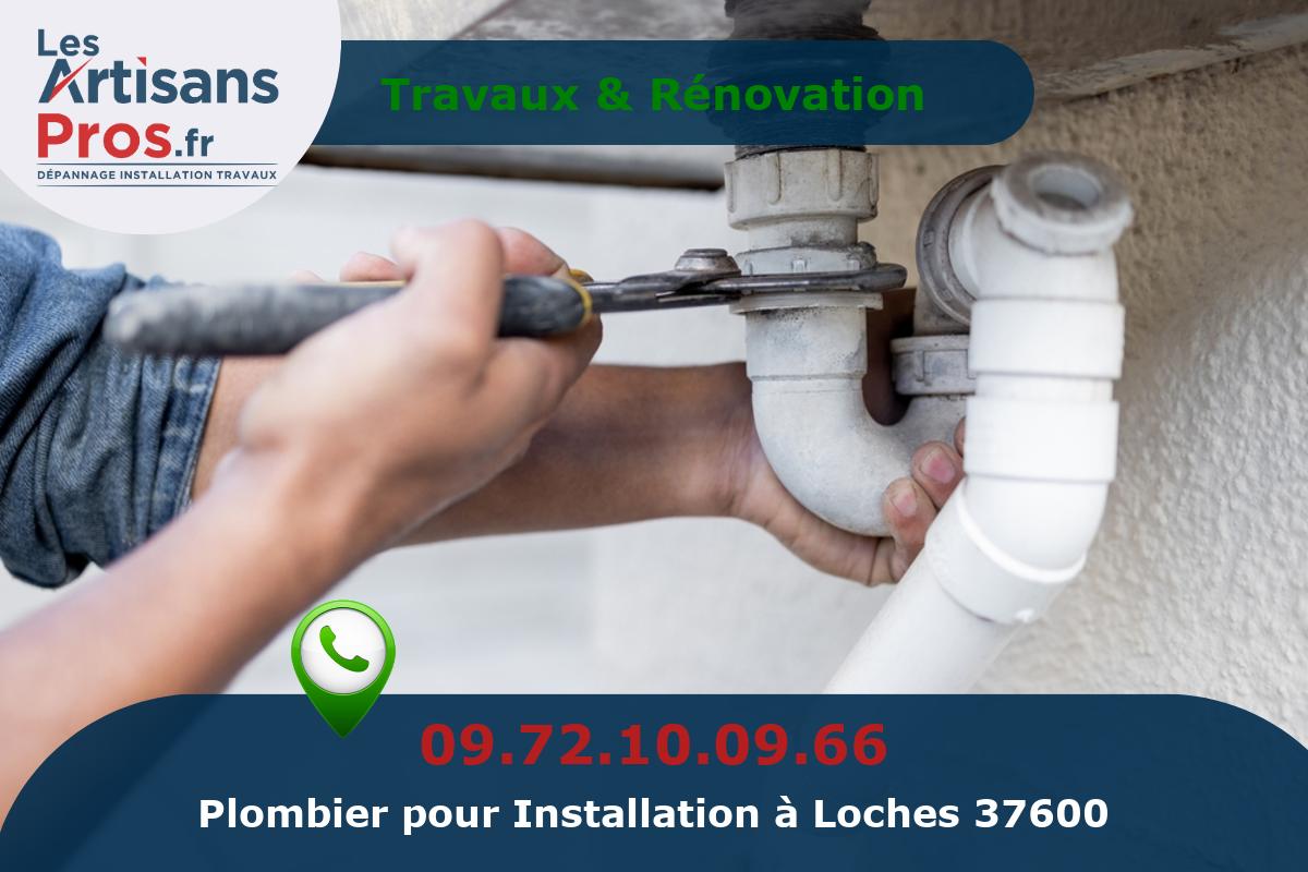 Installation de Plomberie Loches