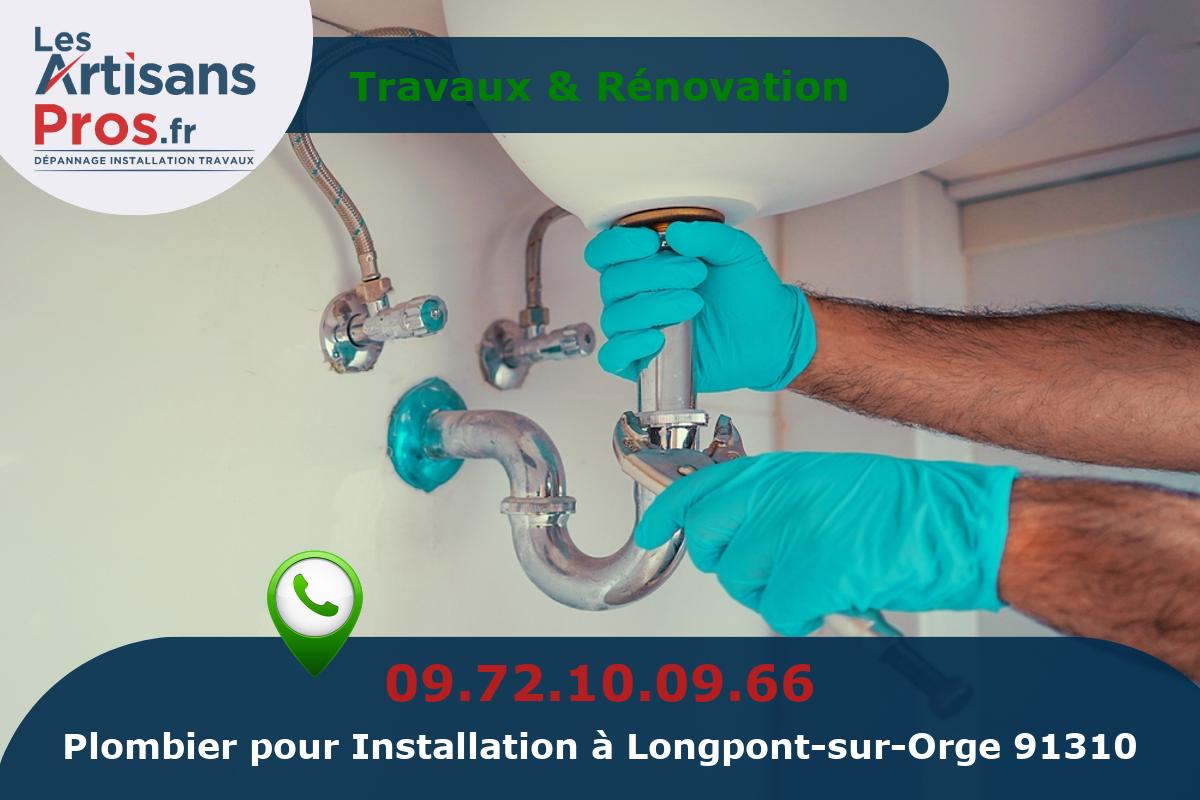 Installation de Plomberie Longpont-sur-Orge