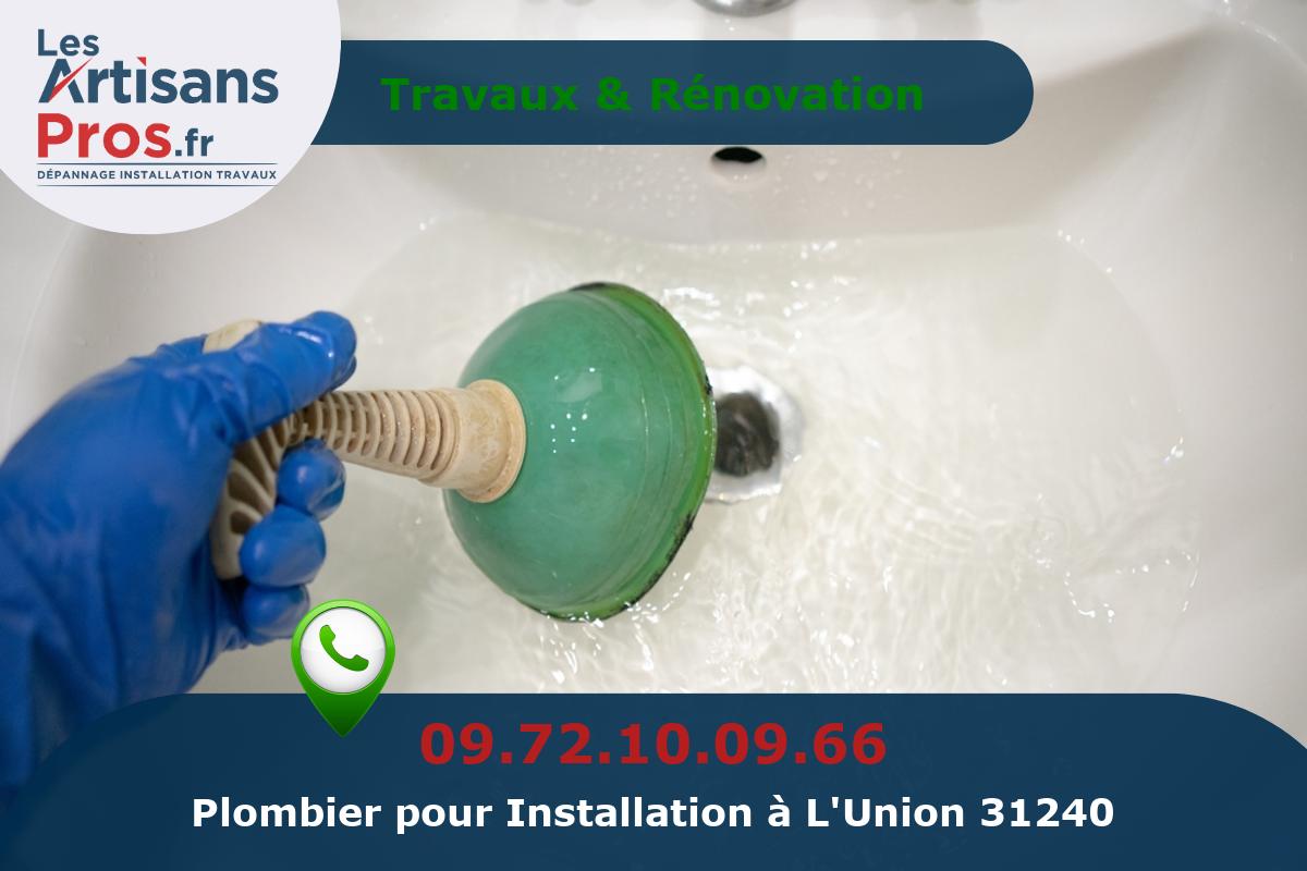 Installation de Plomberie L’Union