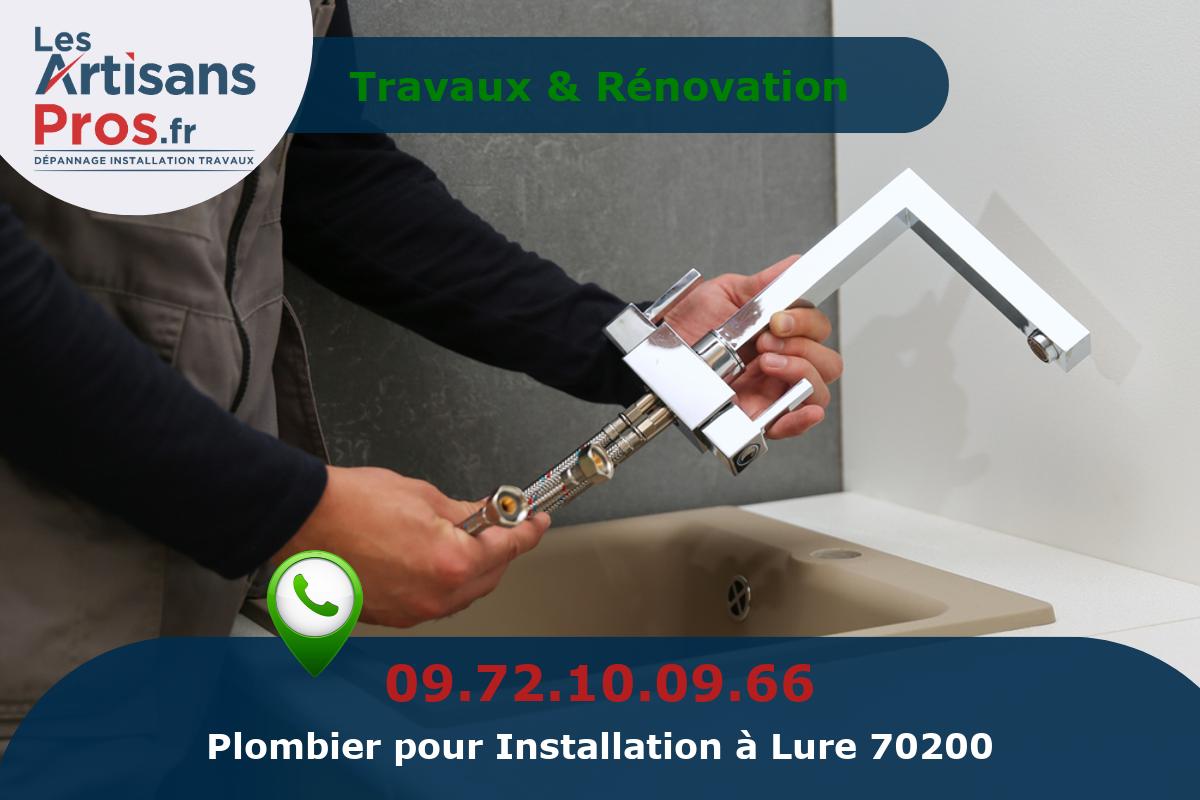 Installation de Plomberie Lure