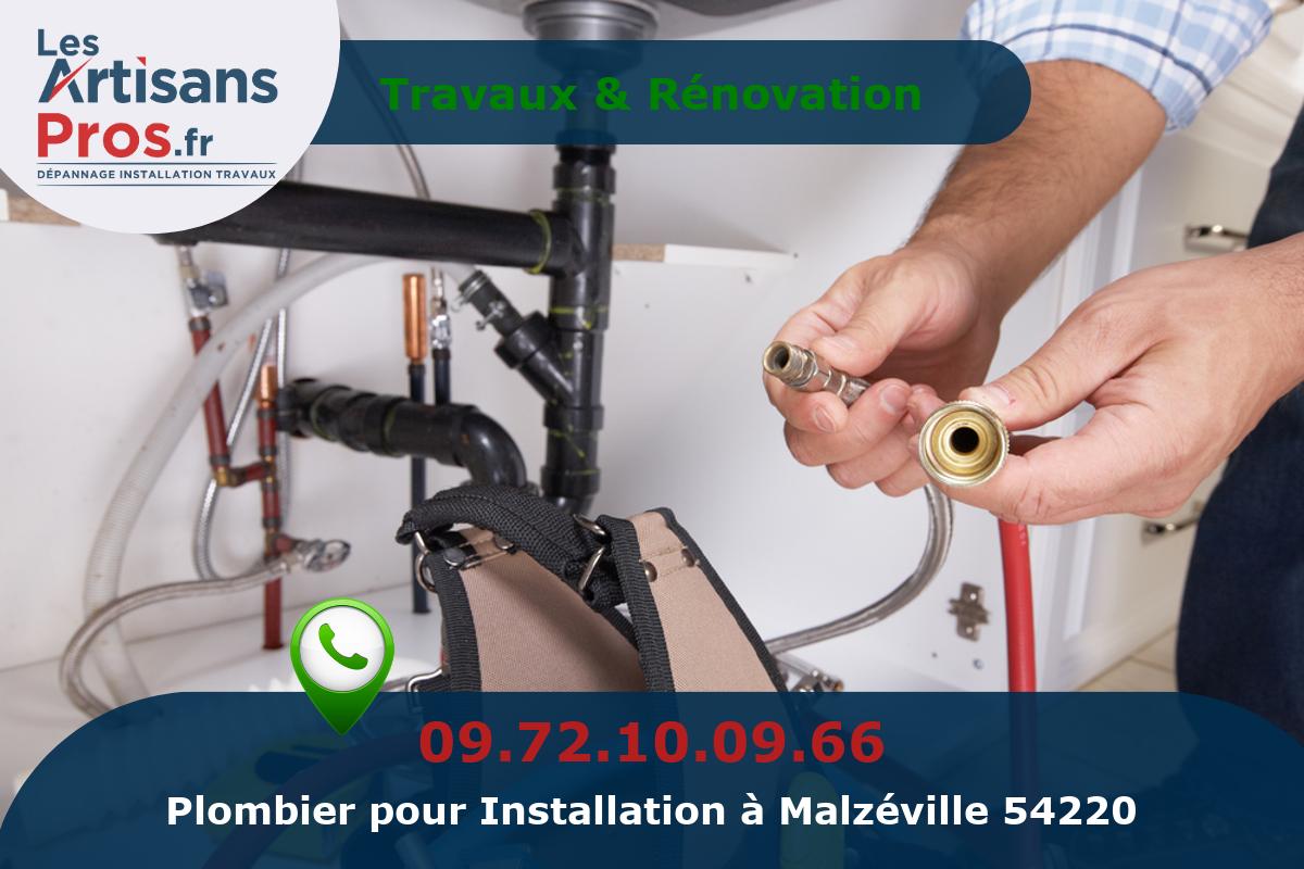 Installation de Plomberie Malzéville