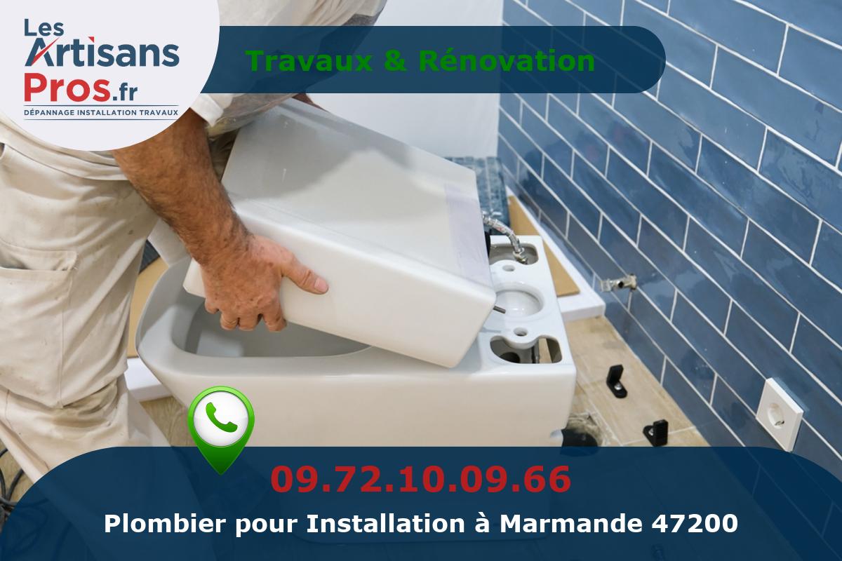 Installation de Plomberie Marmande