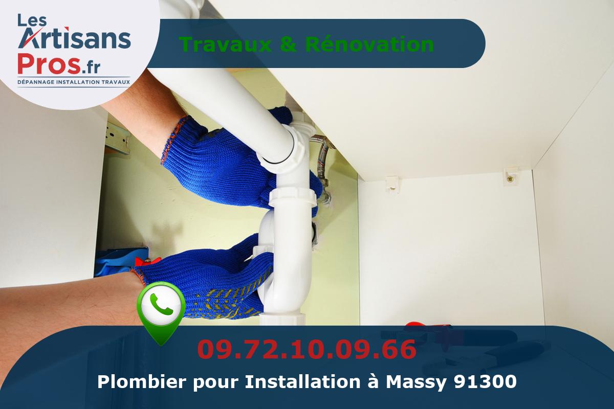 Installation de Plomberie Massy