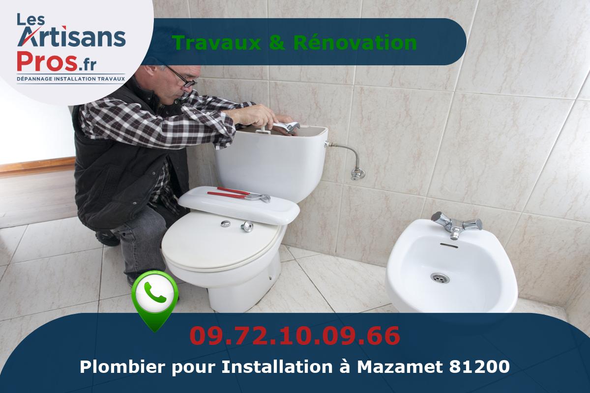 Installation de Plomberie Mazamet