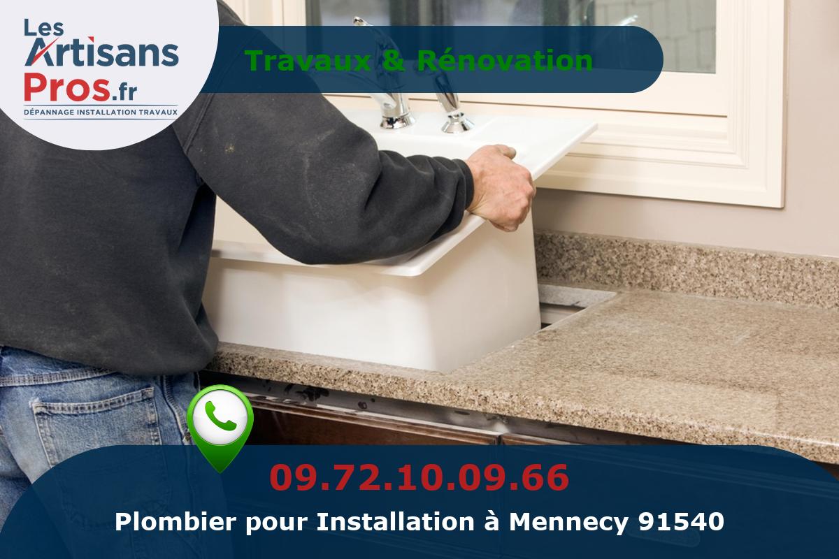 Installation de Plomberie Mennecy