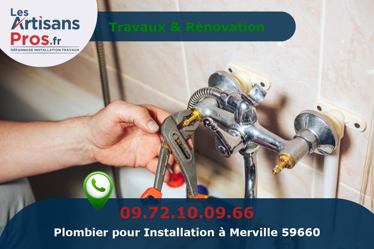 Installation de Plomberie Merville