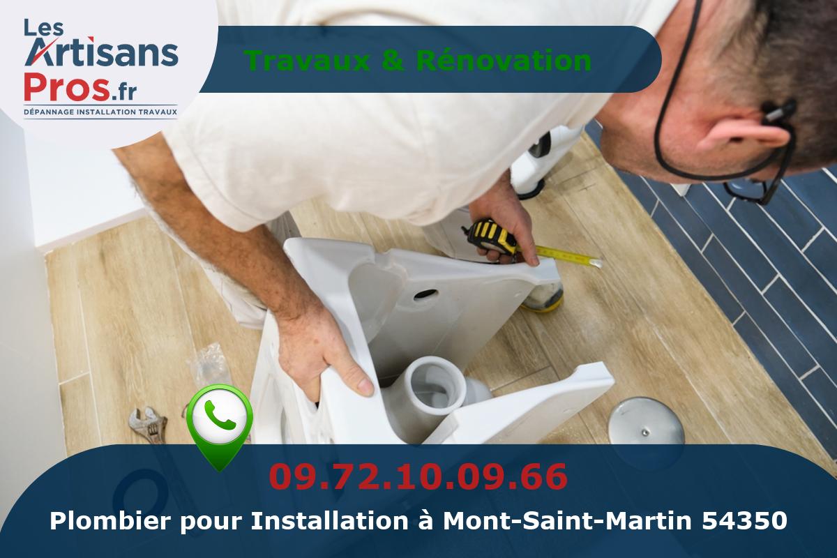 Installation de Plomberie Mont-Saint-Martin