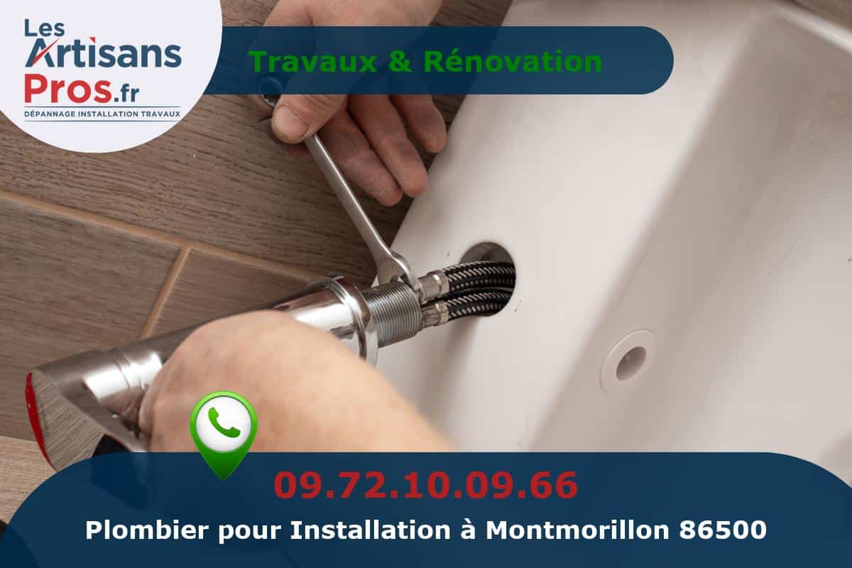 Installation de Plomberie Montmorillon